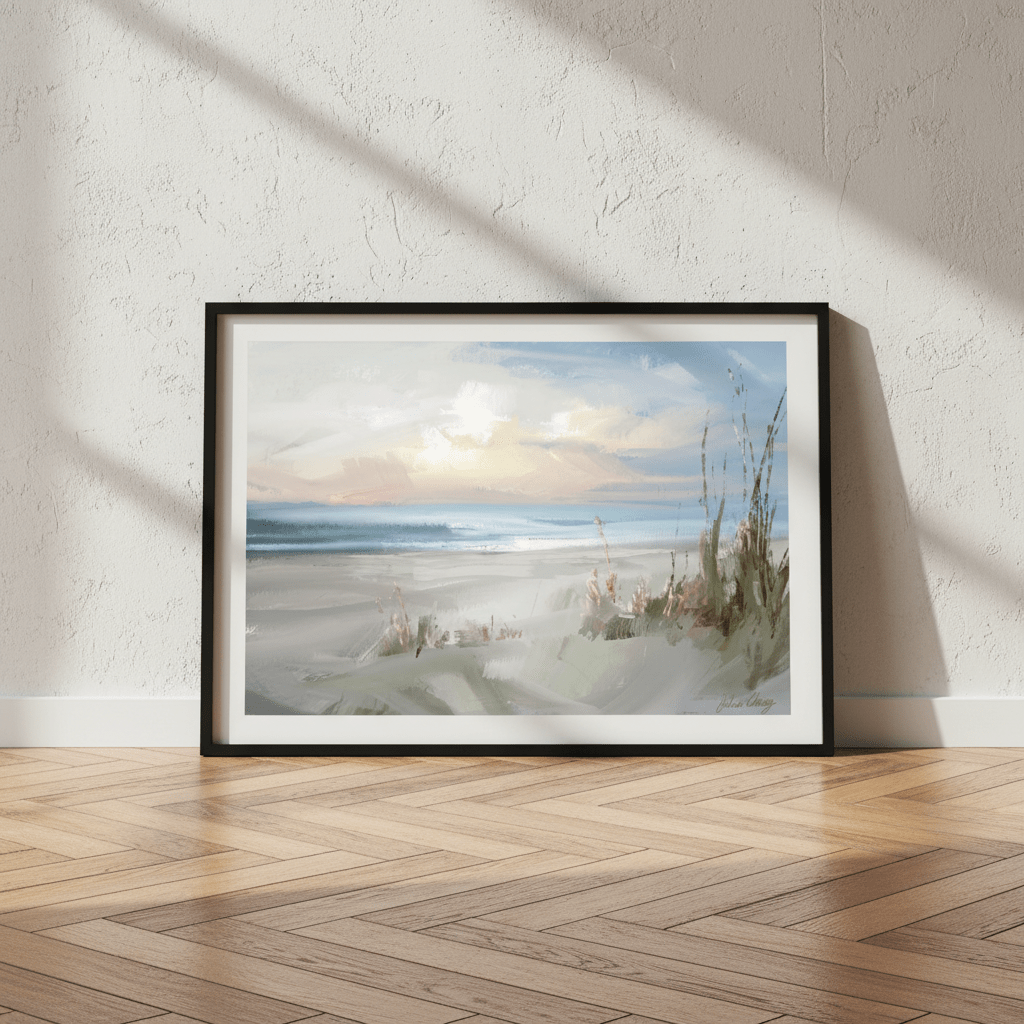 Beach Sunset by Julia Cheney wall - art - picture - poster