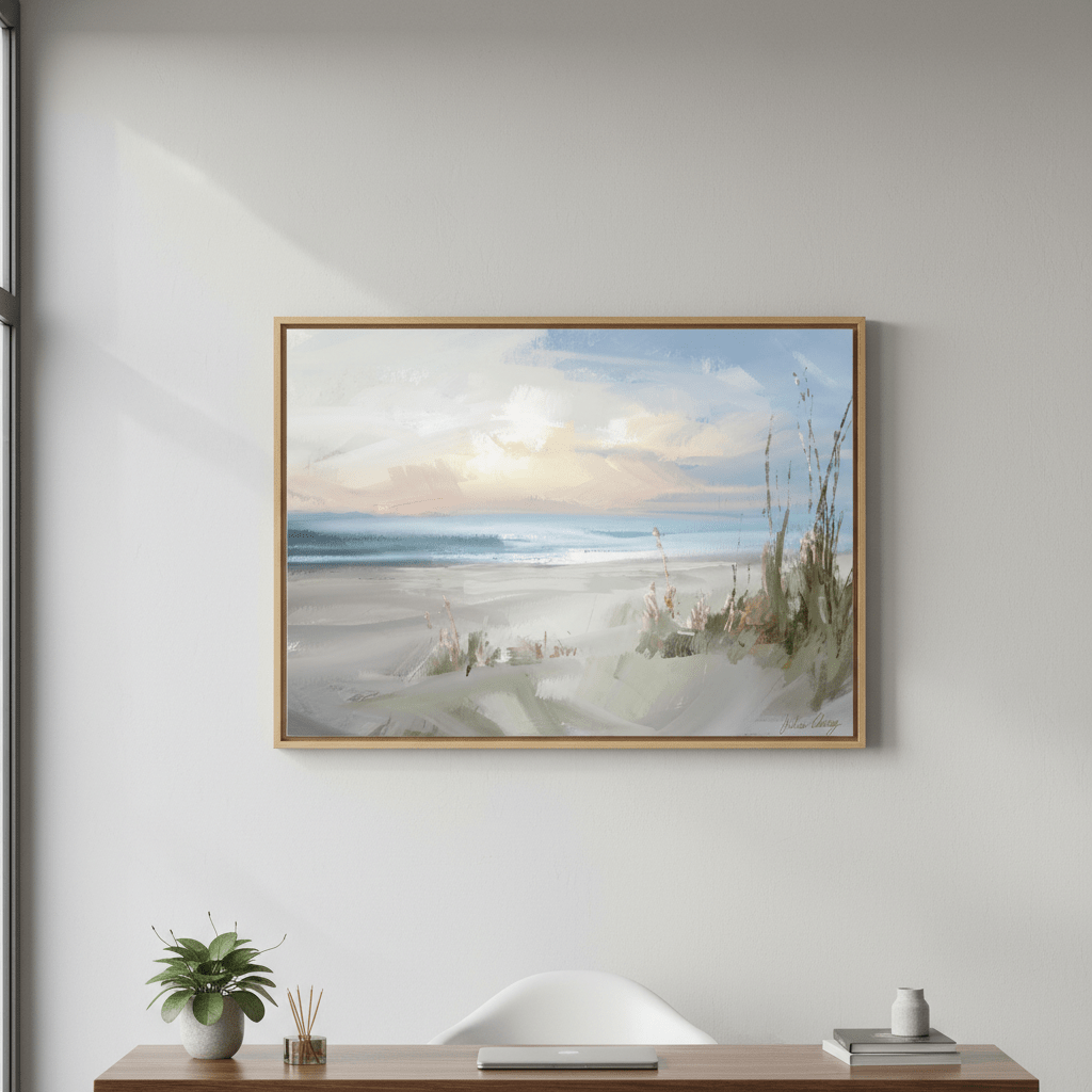 Beach Sunset by Julia Cheney wall - art - picture - poster