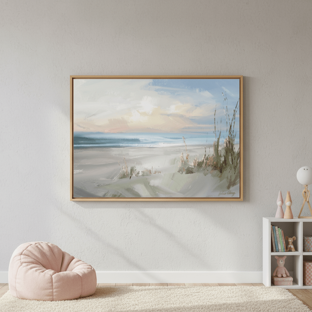 Beach Sunset by Julia Cheney wall - art - picture - poster