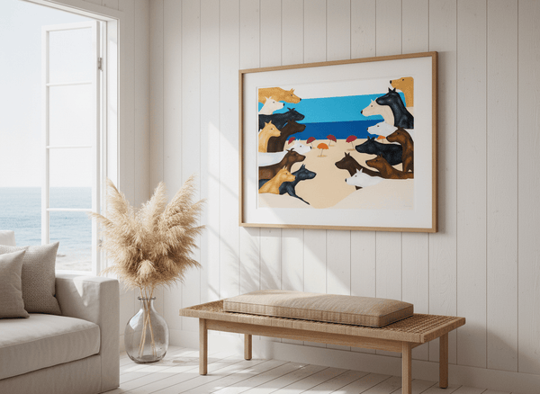 Beach Time By Ismed Rizal | Art & Canvas Print
