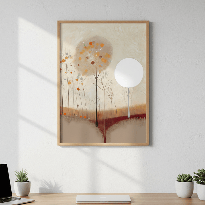 Beautiful Crimson Earth by Bella Eve wall - art - picture - poster