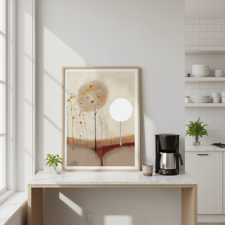 Beautiful Crimson Earth by Bella Eve wall - art - picture - poster