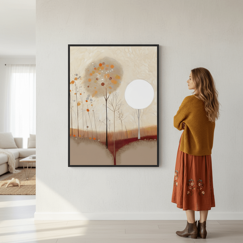 Beautiful Crimson Earth by Bella Eve wall - art - picture - poster