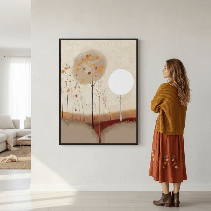 Beautiful Crimson Earth by Bella Eve wall - art - picture - poster