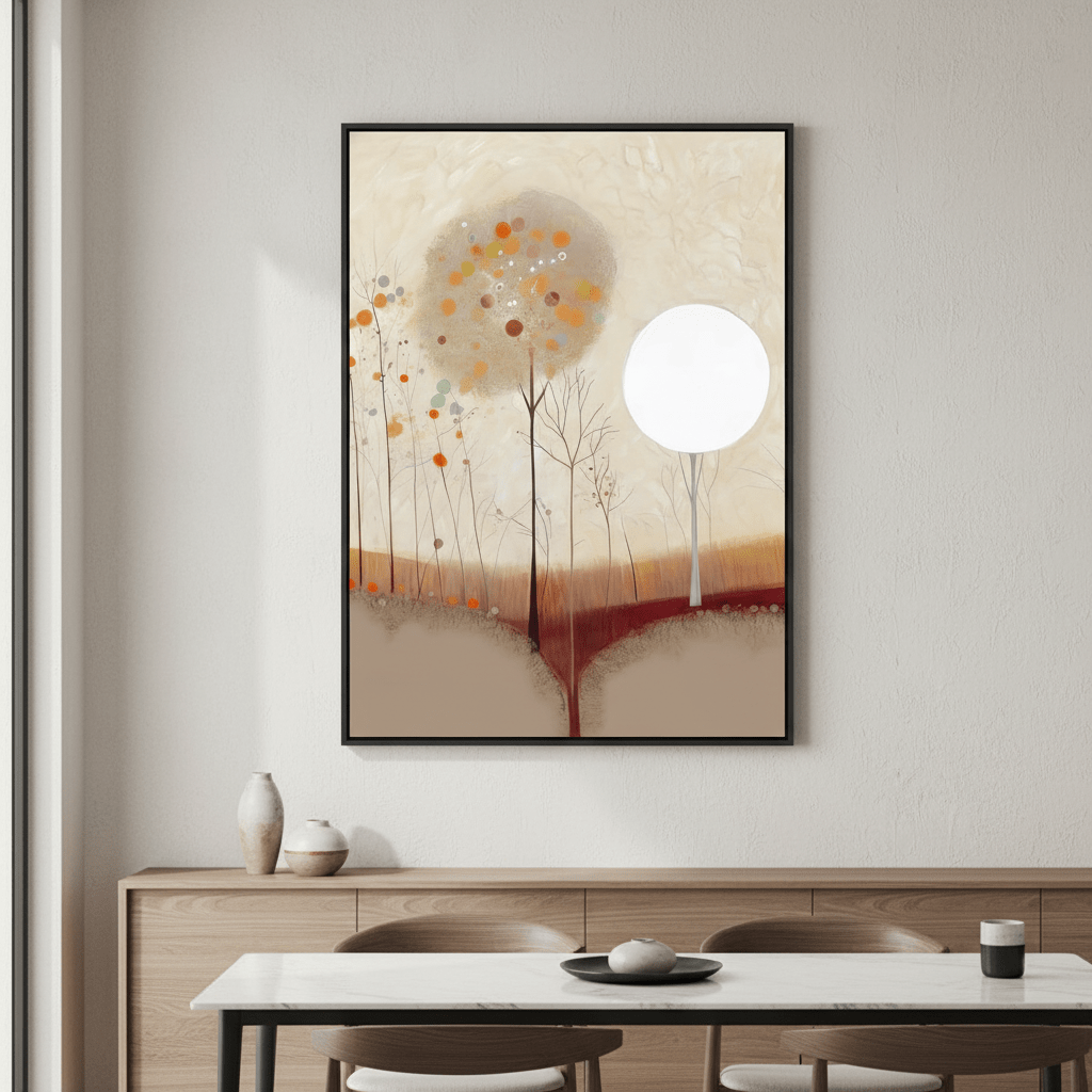 Beautiful Crimson Earth by Bella Eve wall - art - picture - poster