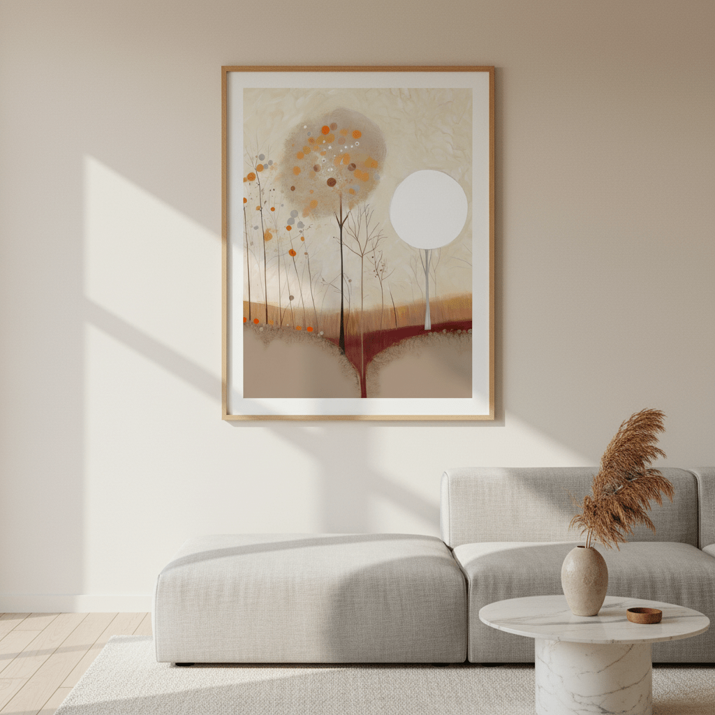 Beautiful Crimson Earth by Bella Eve wall - art - picture - poster