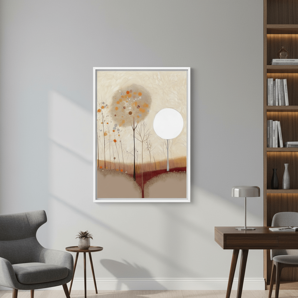 Beautiful Crimson Earth by Bella Eve wall - art - picture - poster