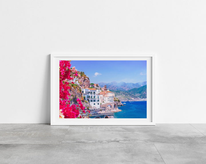 Beautiful Flowers Amalfi Coast Italy Wall Art - Style My Wall