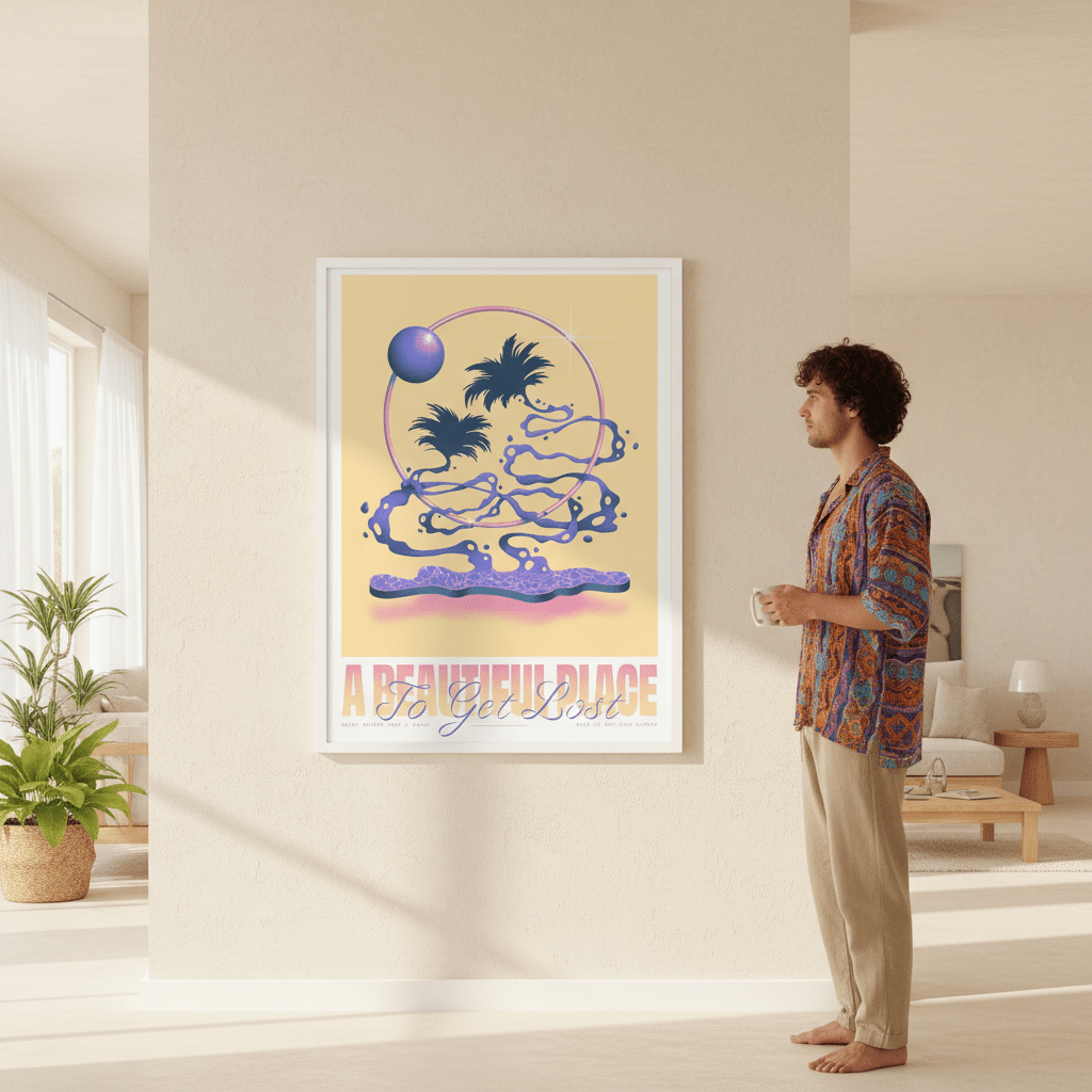 Beautiful Place to Get Lost by Itamar Makover wall - art - picture - poster