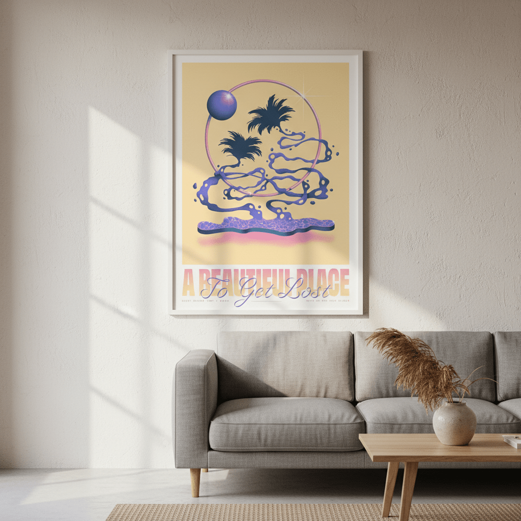 Beautiful Place to Get Lost by Itamar Makover wall - art - picture - poster