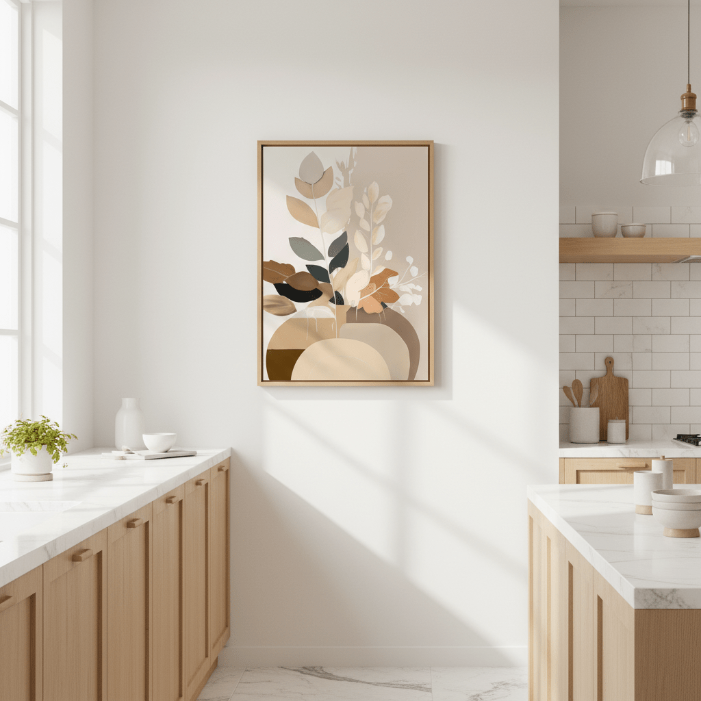 Beauty in Beige Botanicals by Bella Eve wall - art - picture - poster