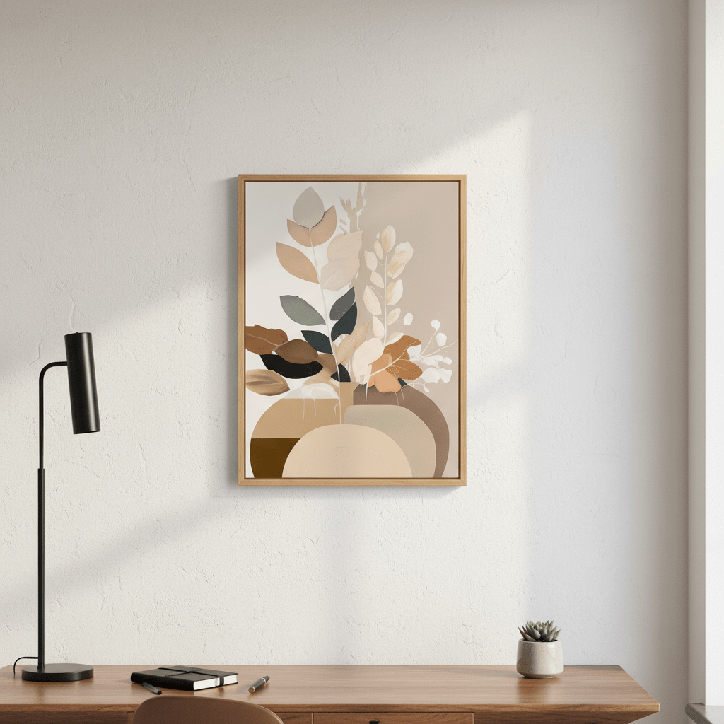 Beauty in Beige Botanicals by Bella Eve wall - art - picture - poster