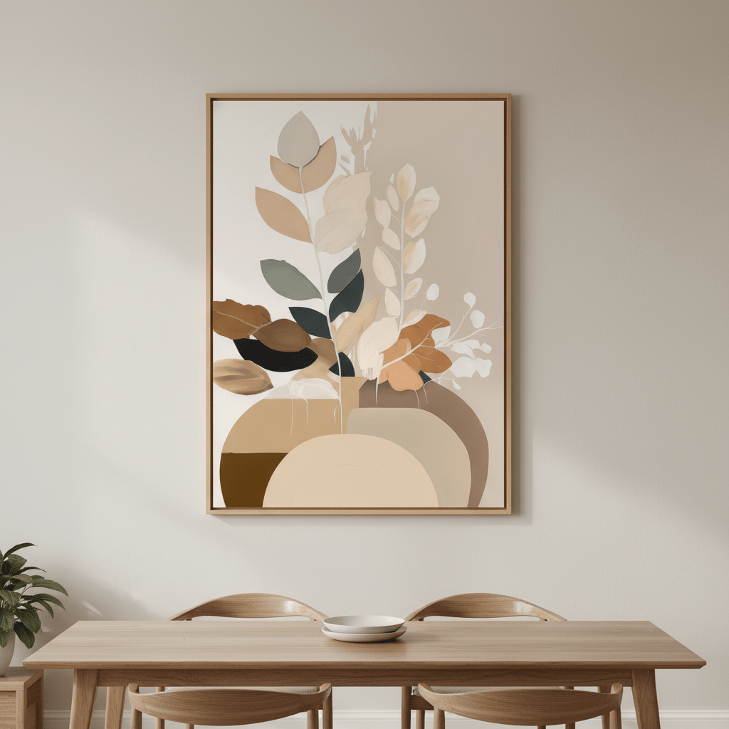 Beauty in Beige Botanicals by Bella Eve wall - art - picture - poster