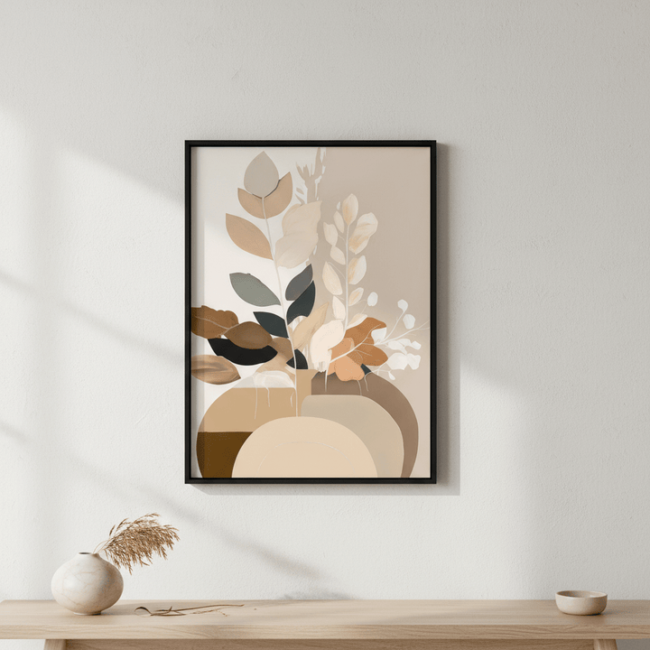Beauty in Beige Botanicals by Bella Eve wall - art - picture - poster