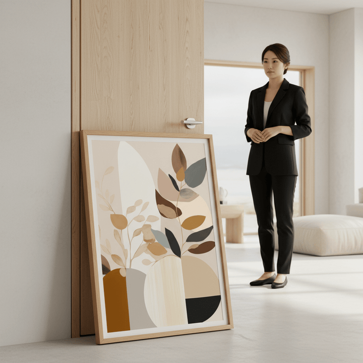 Beauty in Beige Fauna by Bella Eve wall - art - picture - poster