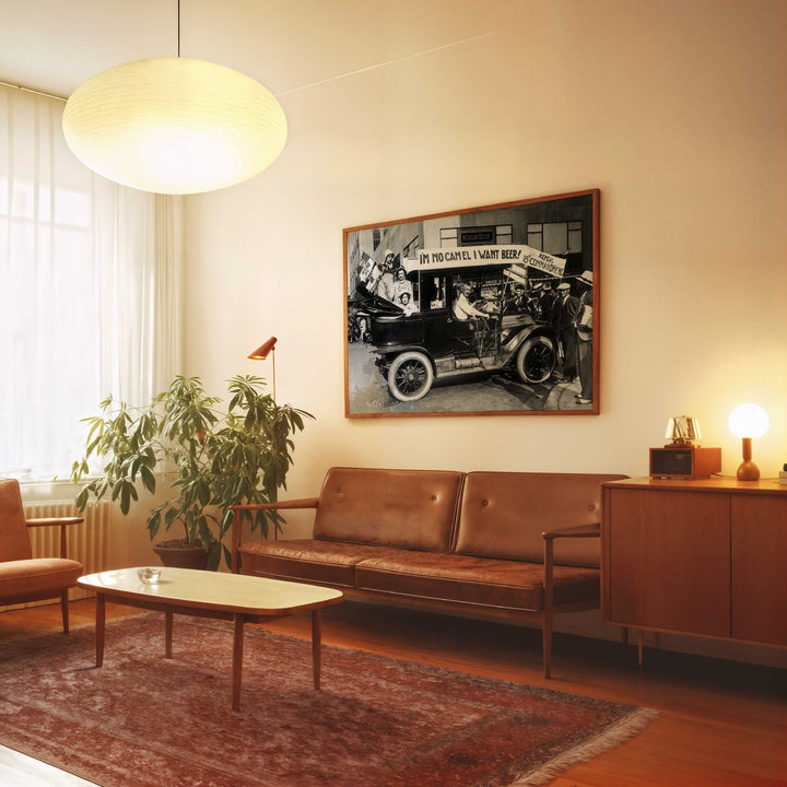 Beer Protest Vintage Photograph Landscape Wall Art wall - art - picture - poster