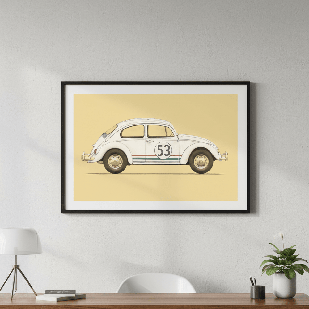 Beetle by Florent Bodart wall - art - picture - poster