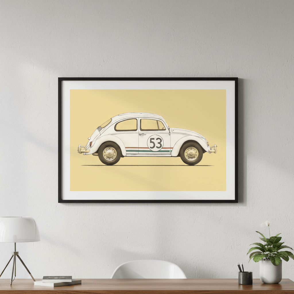 Beetle by Florent Bodart wall - art - picture - poster