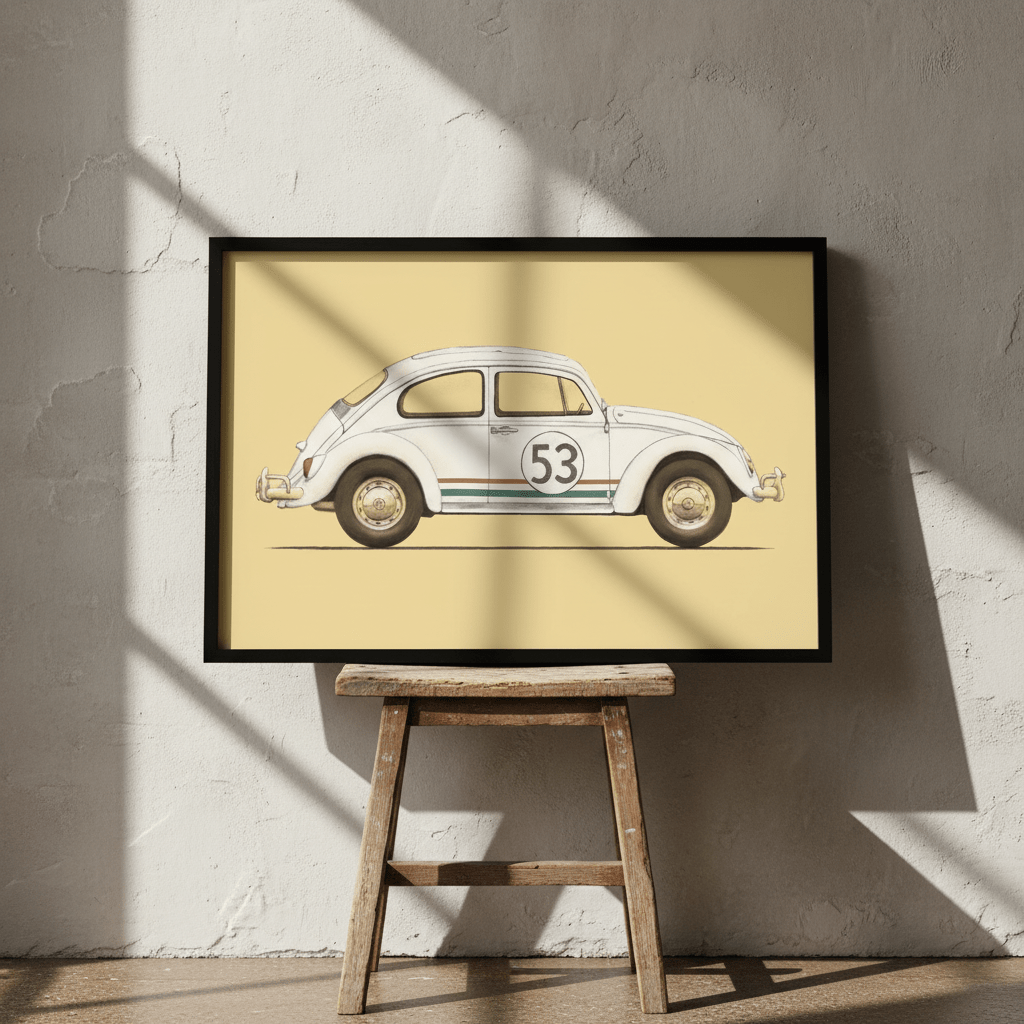 Beetle by Florent Bodart wall - art - picture - poster