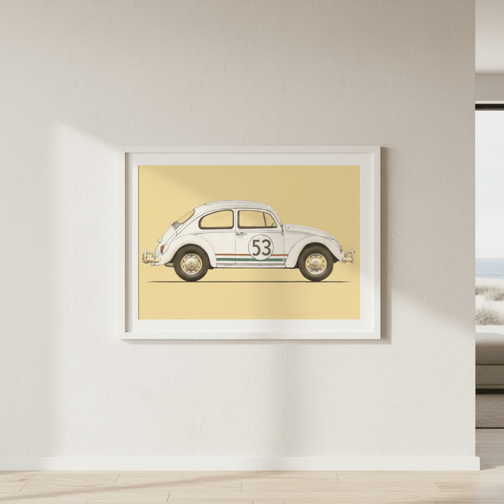 Beetle by Florent Bodart wall - art - picture - poster