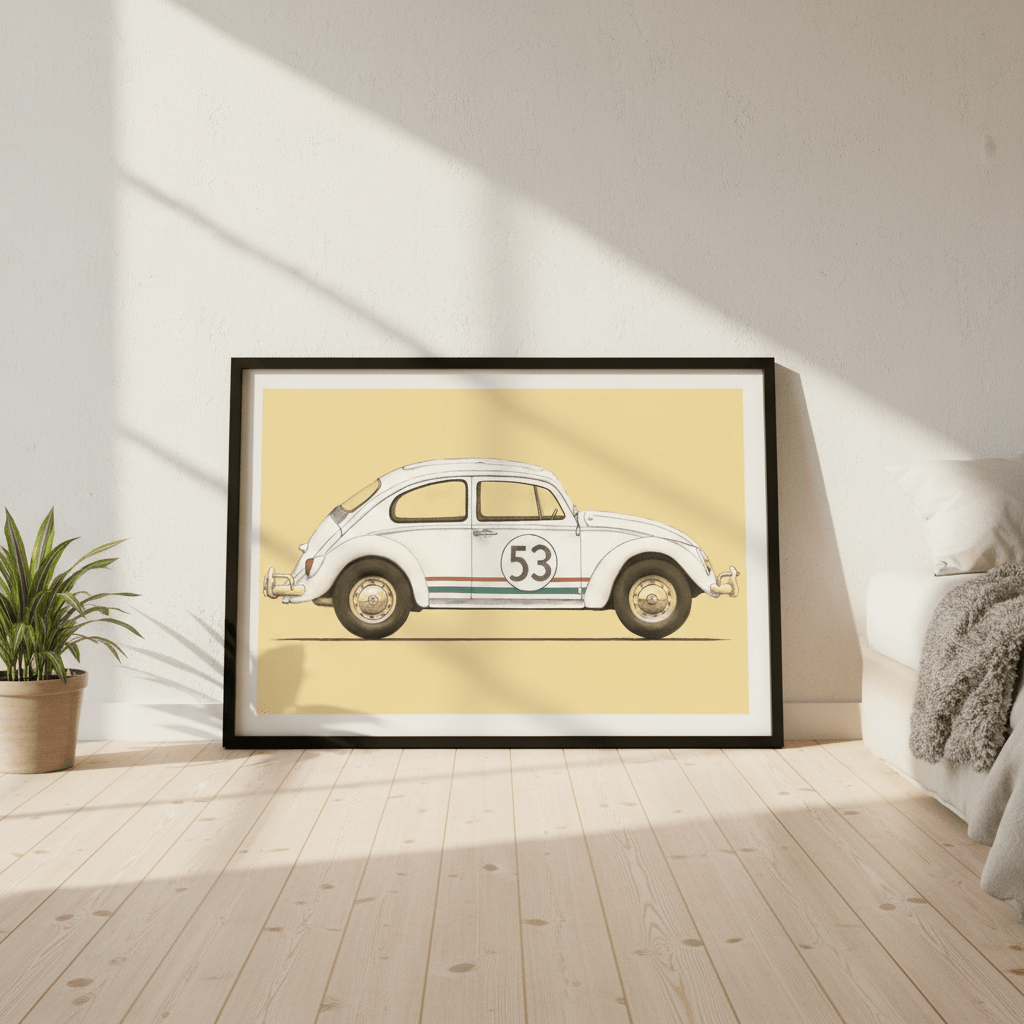 Beetle by Florent Bodart wall - art - picture - poster