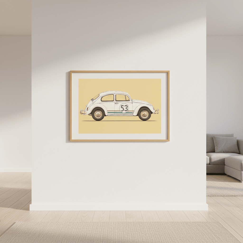 Beetle by Florent Bodart wall - art - picture - poster