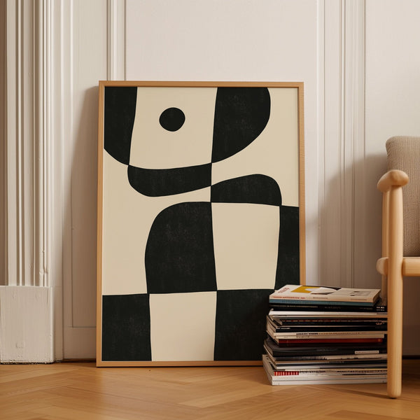 Beige and Black Animal Abstract by Maison Bootsy