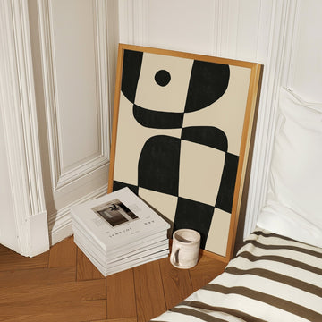 Beige and Black Animal Abstract by Maison Bootsy - Style My Wall