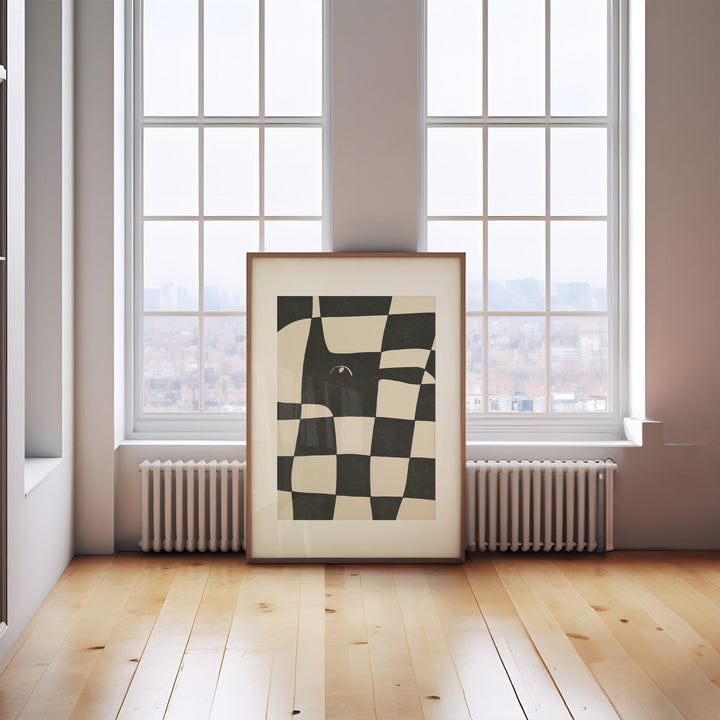 Beige and Black Animal Abstract II by Maison Bootsy - Style My Wall