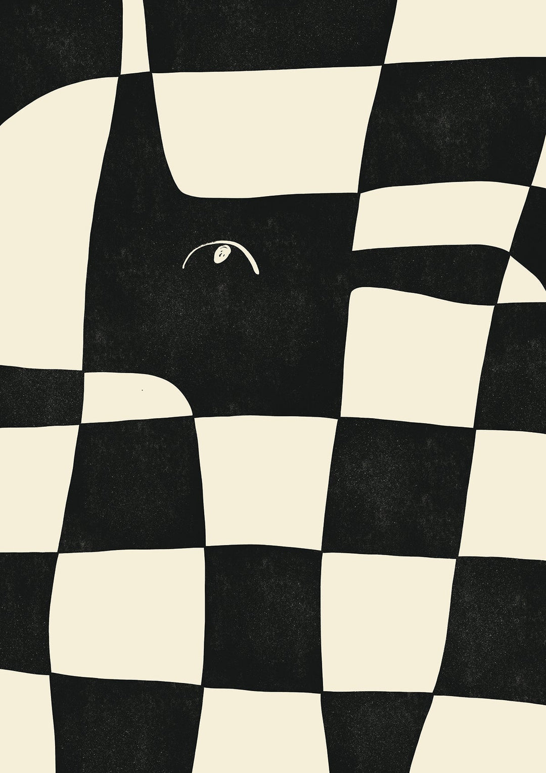 Beige and Black Animal Abstract II by Maison Bootsy - Style My Wall,, frame