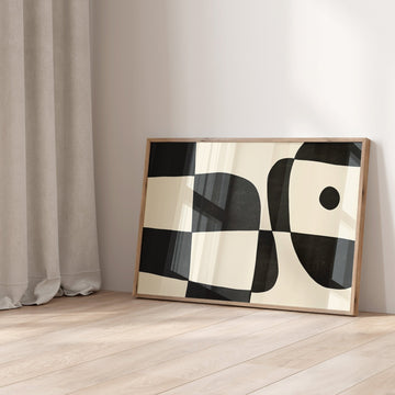 Beige and Black Animal Abstract Landscape by Maison Bootsy - Style My Wall