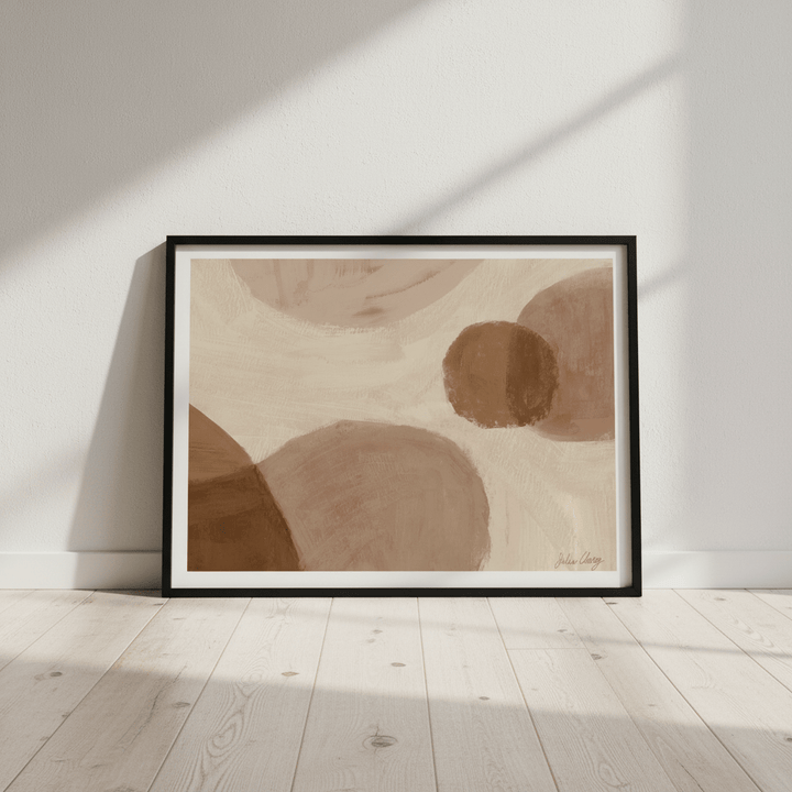 Beige and Taupe by Julia Cheney wall - art - picture - poster