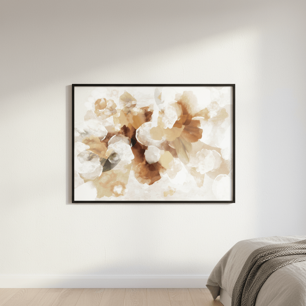 Beige Bouquet by Deer Muskeeter wall - art - picture - poster