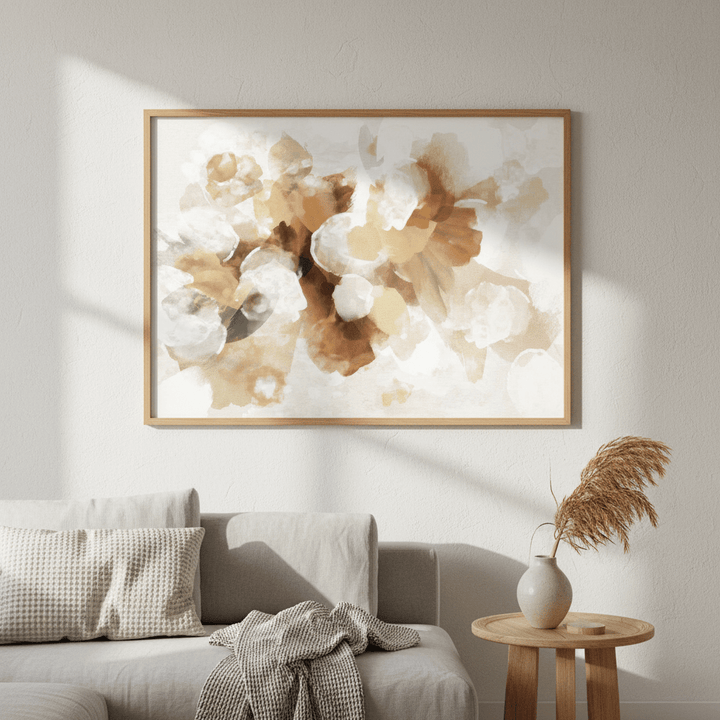 Beige Bouquet by Deer Muskeeter wall - art - picture - poster