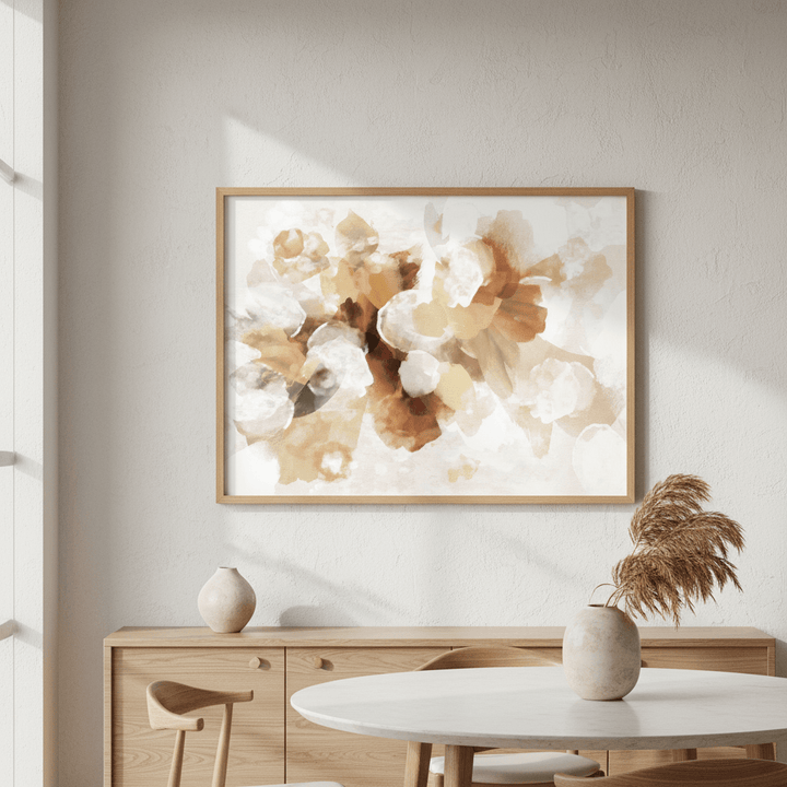 Beige Bouquet by Deer Muskeeter wall - art - picture - poster