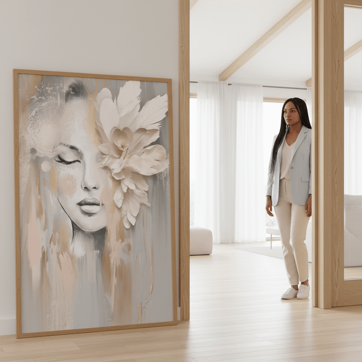 Beige Petal by Bella Eve wall - art - picture - poster