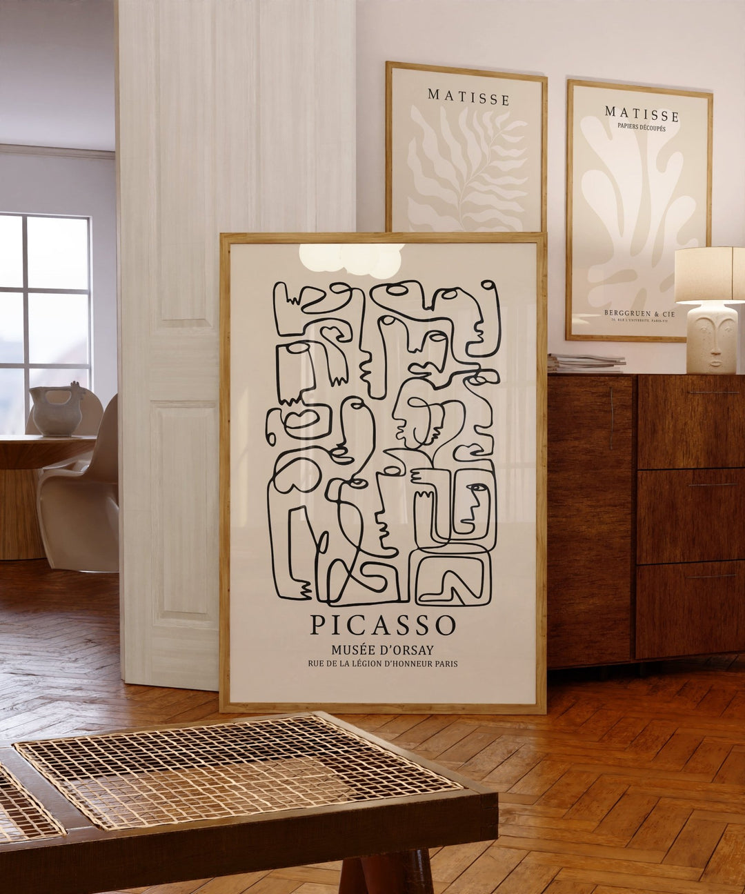 Beige Picasso & Matisse Trio Wall Prints - Set of 3 - Style My Wall