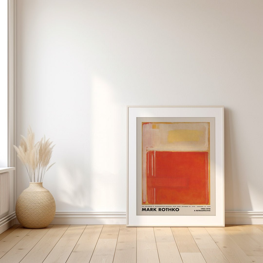 Beige, Red No. 10 II Wall Art by Mark Rothko - Style My Wall