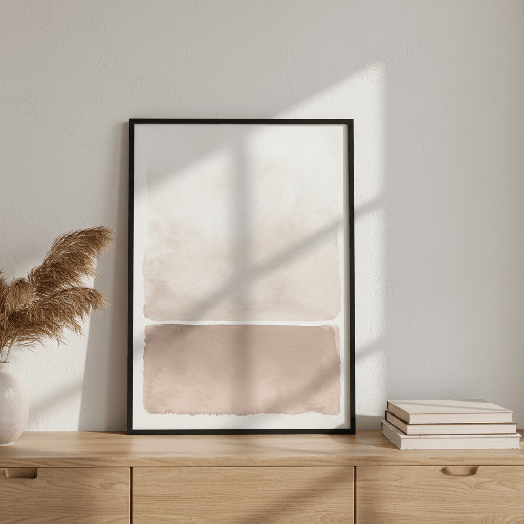 Beige Rothko by Deer Muskeeter wall - art - picture - poster