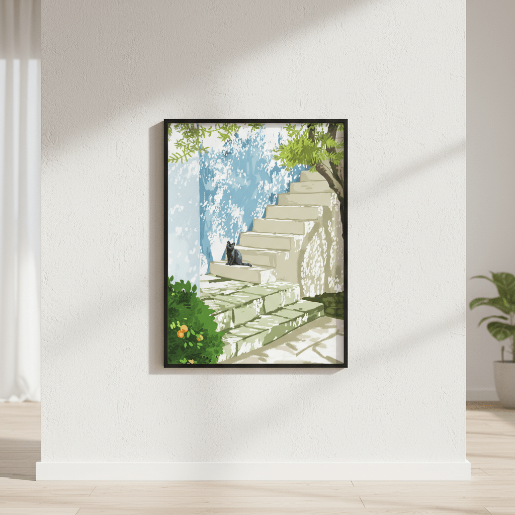 Being a Person is Getting too Complicated, I'd Rather be a Cat by 83 Oranges wall - art - picture - poster