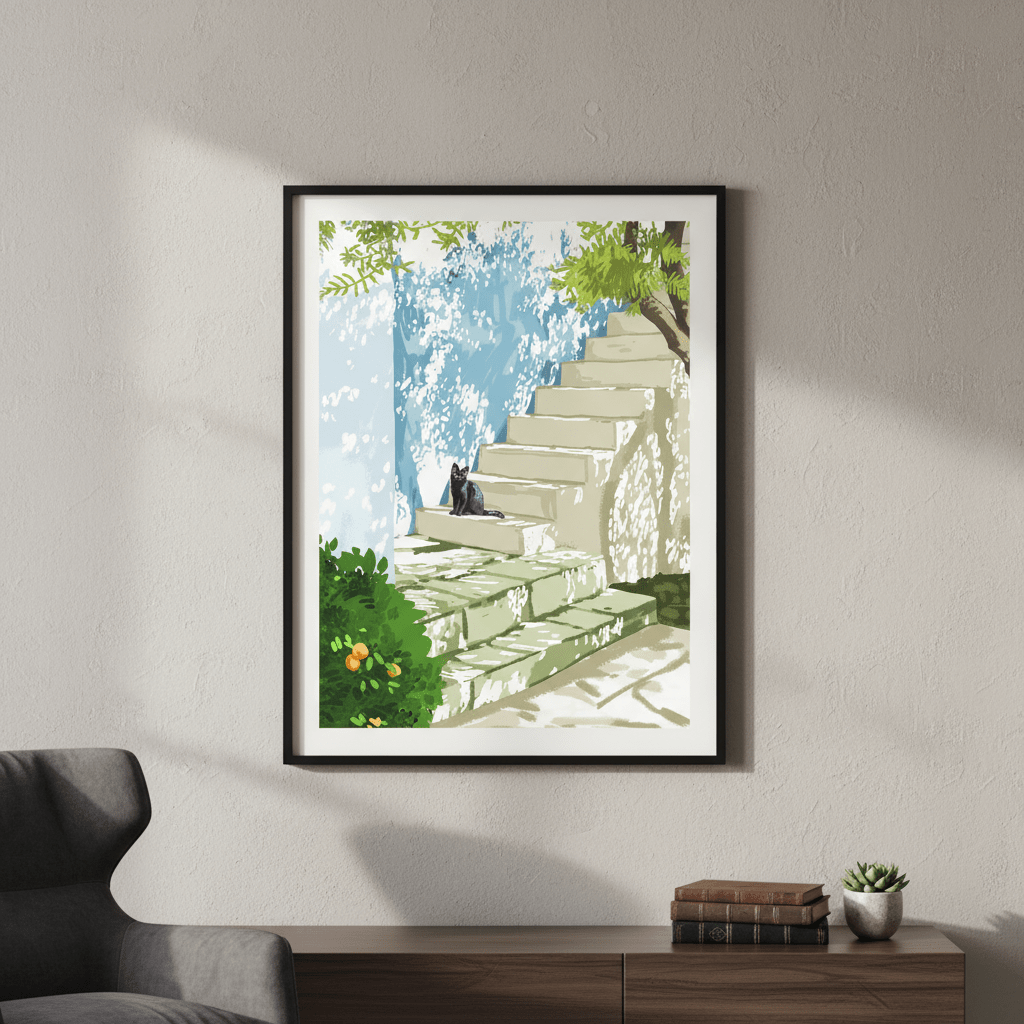 Being a Person is Getting too Complicated, I'd Rather be a Cat by 83 Oranges wall - art - picture - poster