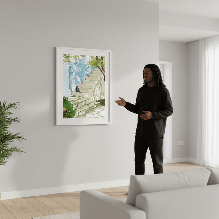 Being a Person is Getting too Complicated, I'd Rather be a Cat by 83 Oranges wall - art - picture - poster