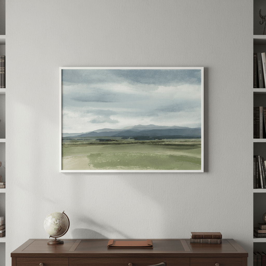 Ben Lomond Rain Tasmania by Deer Muskeeter wall - art - picture - poster