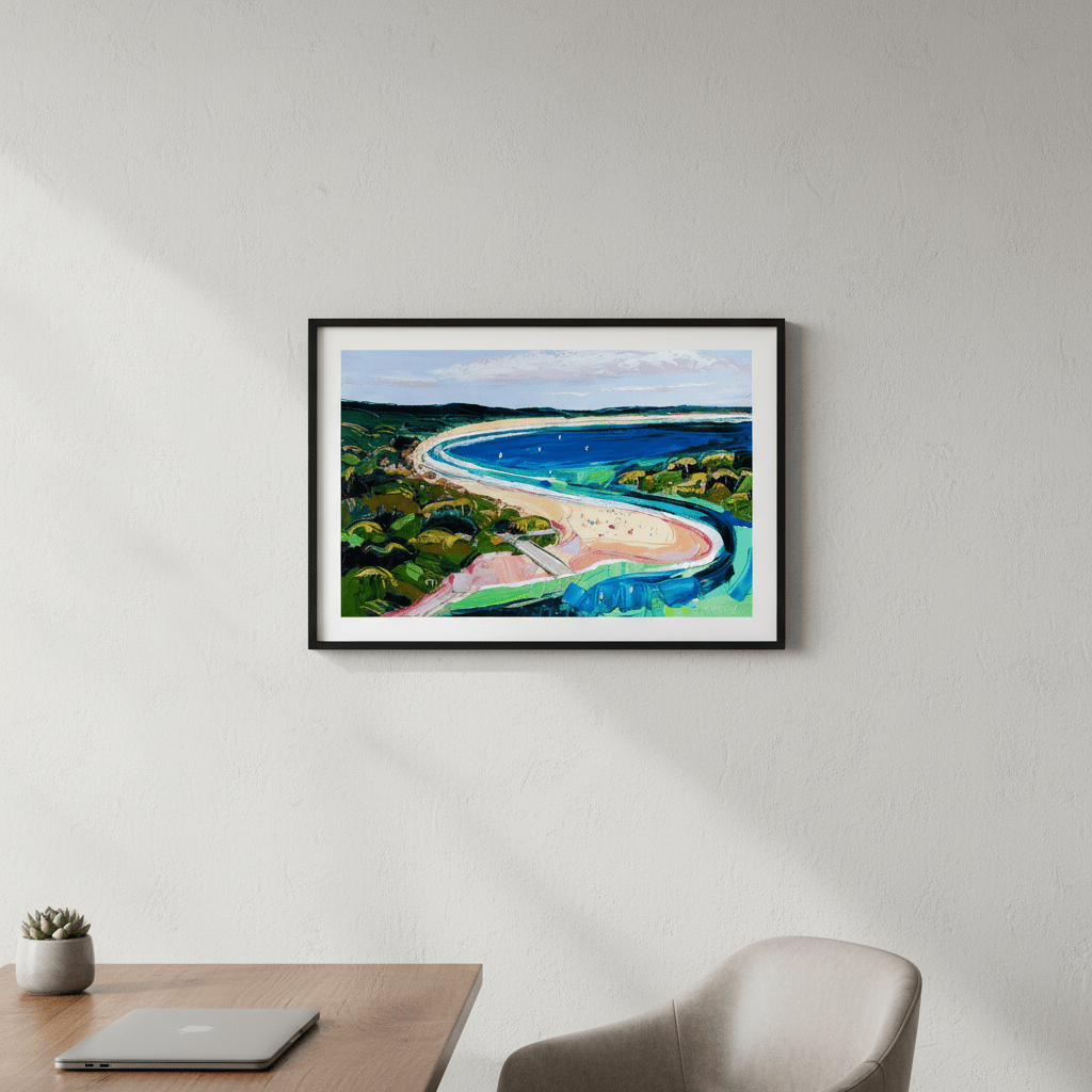 Bend and Flow by Angela Hawkey wall - art - picture - poster