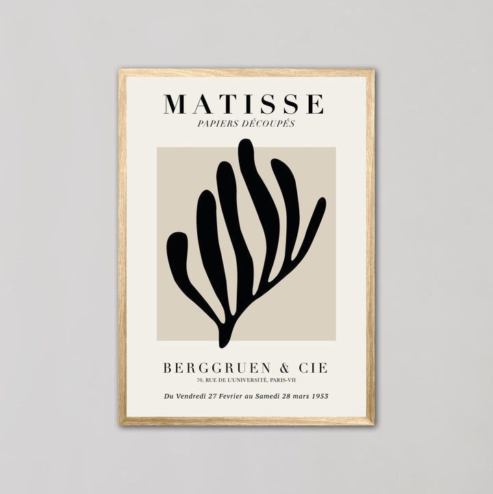 Berggruen & Cie Black Coral wall art prints by Henri Matisse - Style My Wall