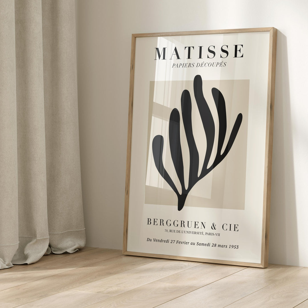 Berggruen & Cie Black Coral wall art prints by Henri Matisse - Style My Wall