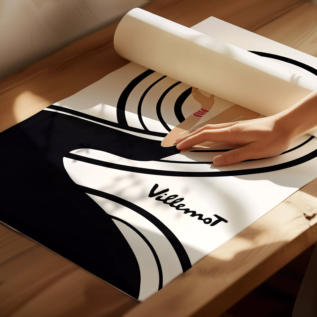 Bernard Villemot Set of 2 Campari & Parly Prints wall - art - picture - poster