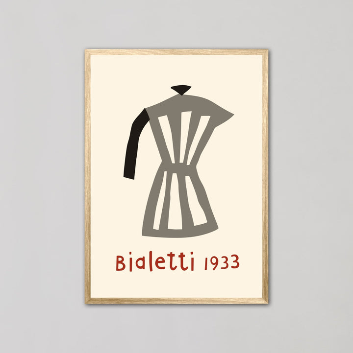 Bialetti Moka Pot 1933 Wall Art by Klaas Gubbels - Style My Wall