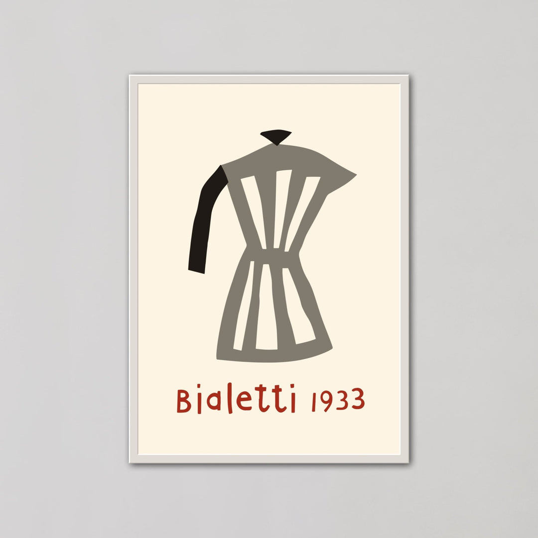 Bialetti Moka Pot 1933 Wall Art by Klaas Gubbels - Style My Wall