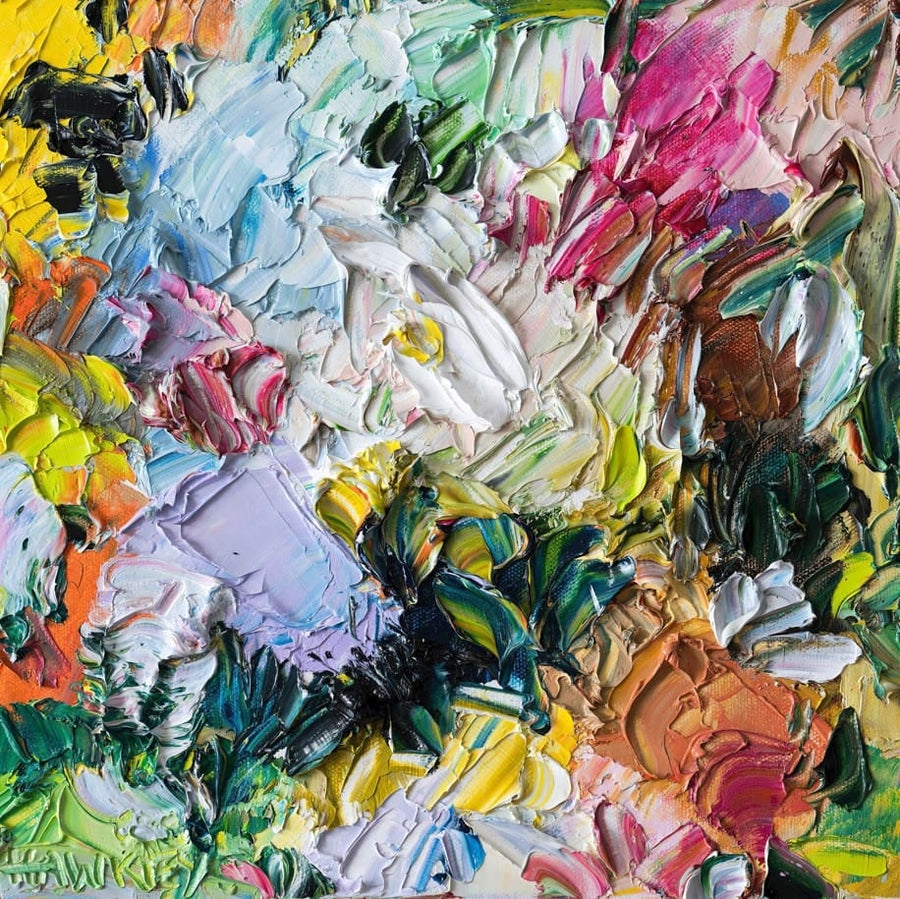 Bianca Palette By Angela Hawkey | Canvas Square Print
